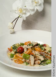 Food photography of chicken salad by food photographer kim kauffman